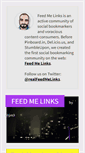 Mobile Screenshot of feedmelinks.com